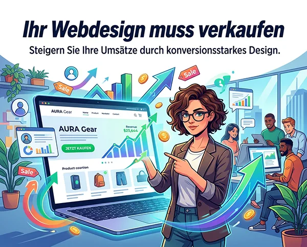 Ihr Webdesign muss verkaufen