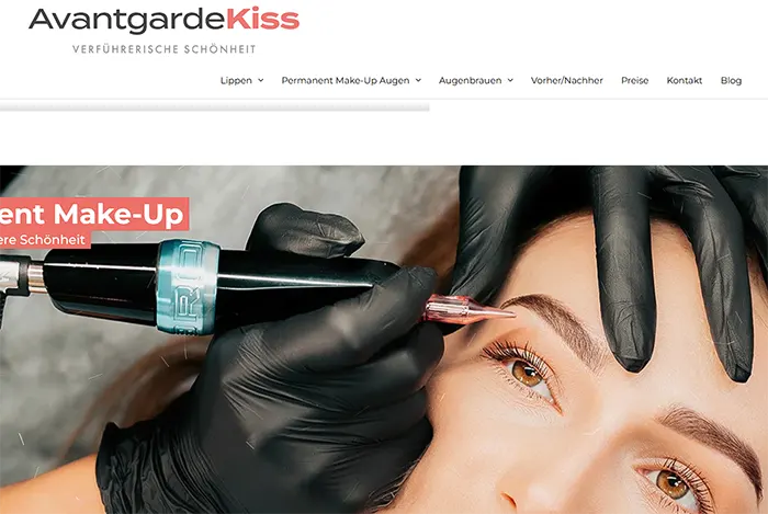 Permanent Make-up Studio – Webdesign Wien | Webdesign Agentur Wien